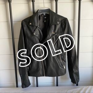 Faux Leather Jacket